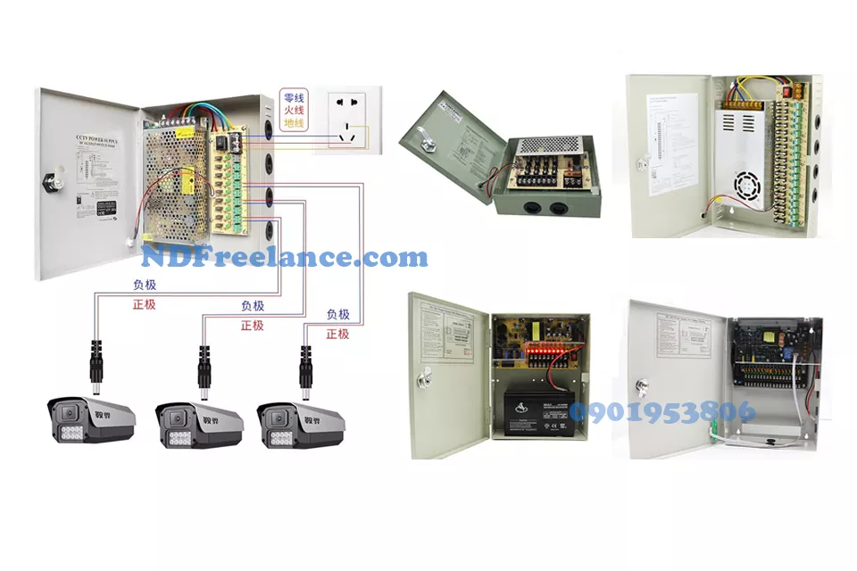 Cách chọn bộ nguồn cho camera CCTV của bạn