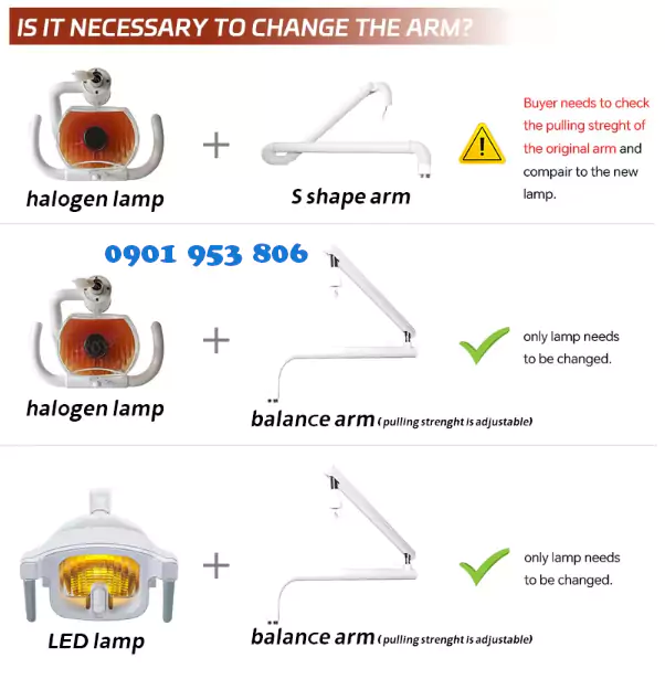Đèn LED Ghế Nha Khoa 01