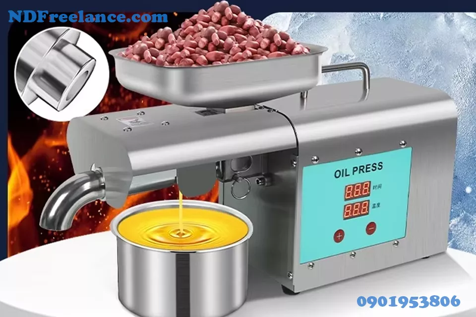 Máy Ép Dầu Thực Vật Nóng Và Lạnh