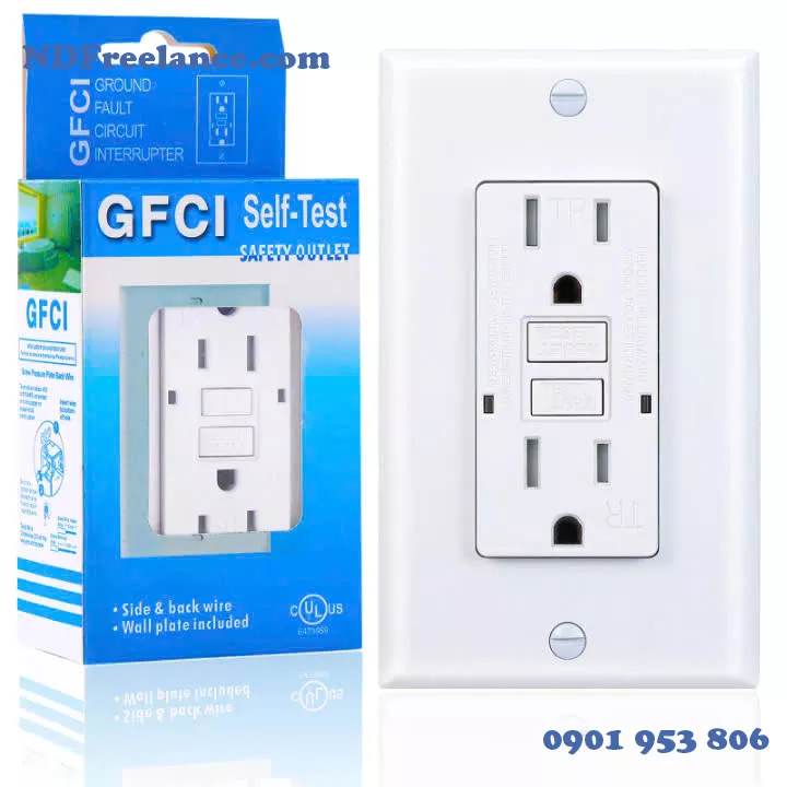 Ổ cắm chống rò điện (GFCI) 