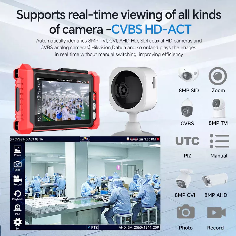 Camera CCTV Tester Noyafa NF-IPC728HSO