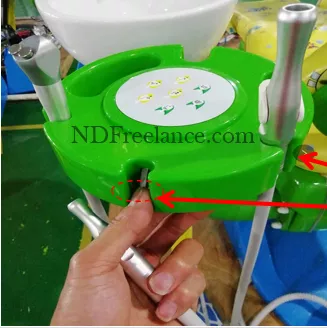Lực hút yếu trên ghế nha khoa 